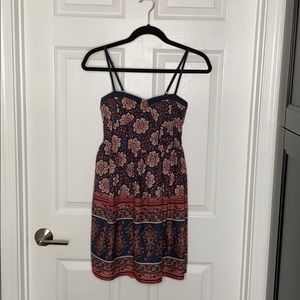 floral and paisley designed dress